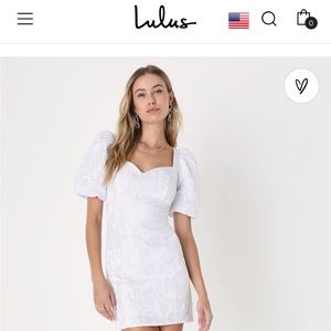 Bridal short white dress!